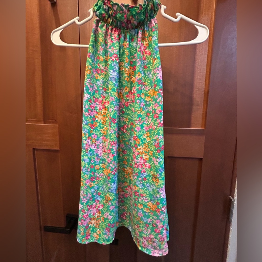 Floral halter top size large